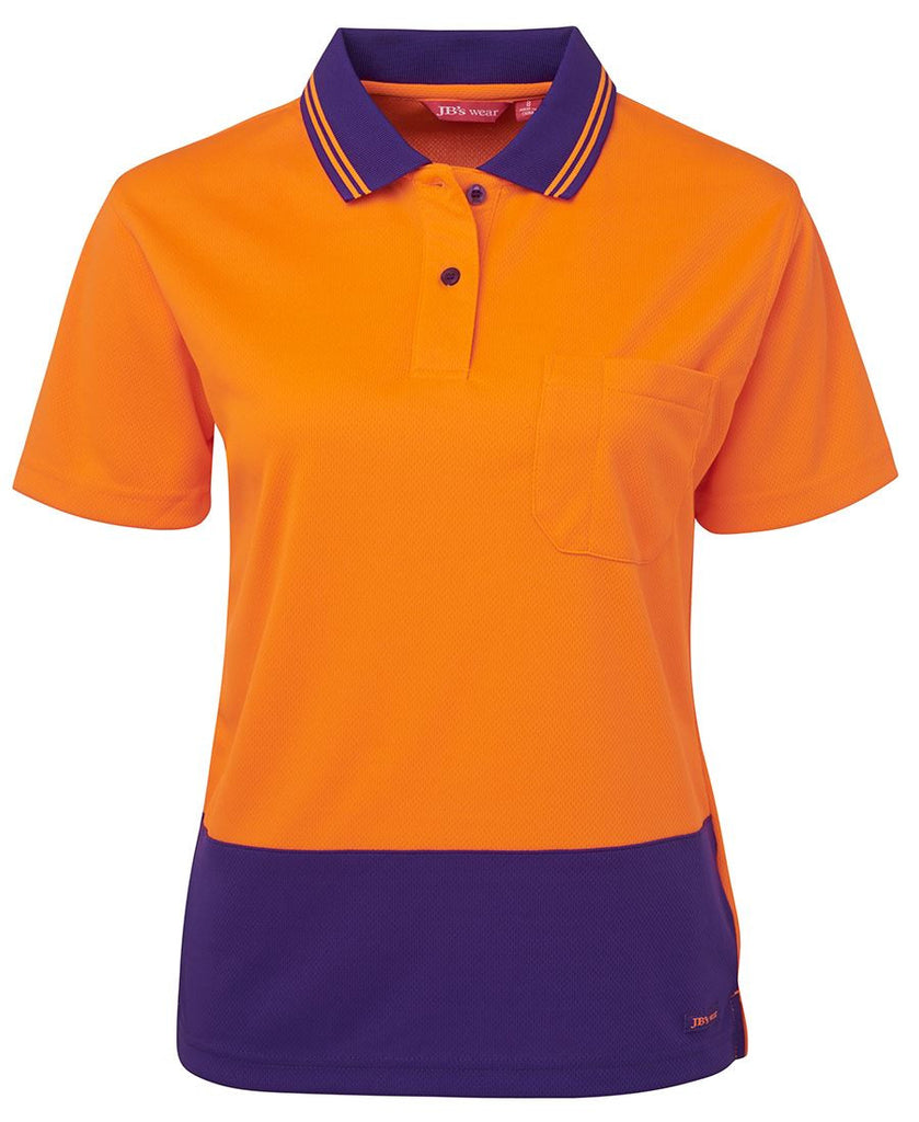 JB's Ladies Hi Vis Short Sleeve Comfort Polo (6LHCP)
