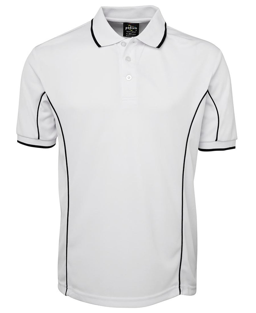 JB's Adults Podium Short Sleeve Piping Polo 3rd (5 Colour) (7PIP)