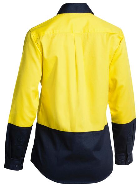 Bisley Women's Hi Vis Drill Shirt - Long Sleeve (BL6267)