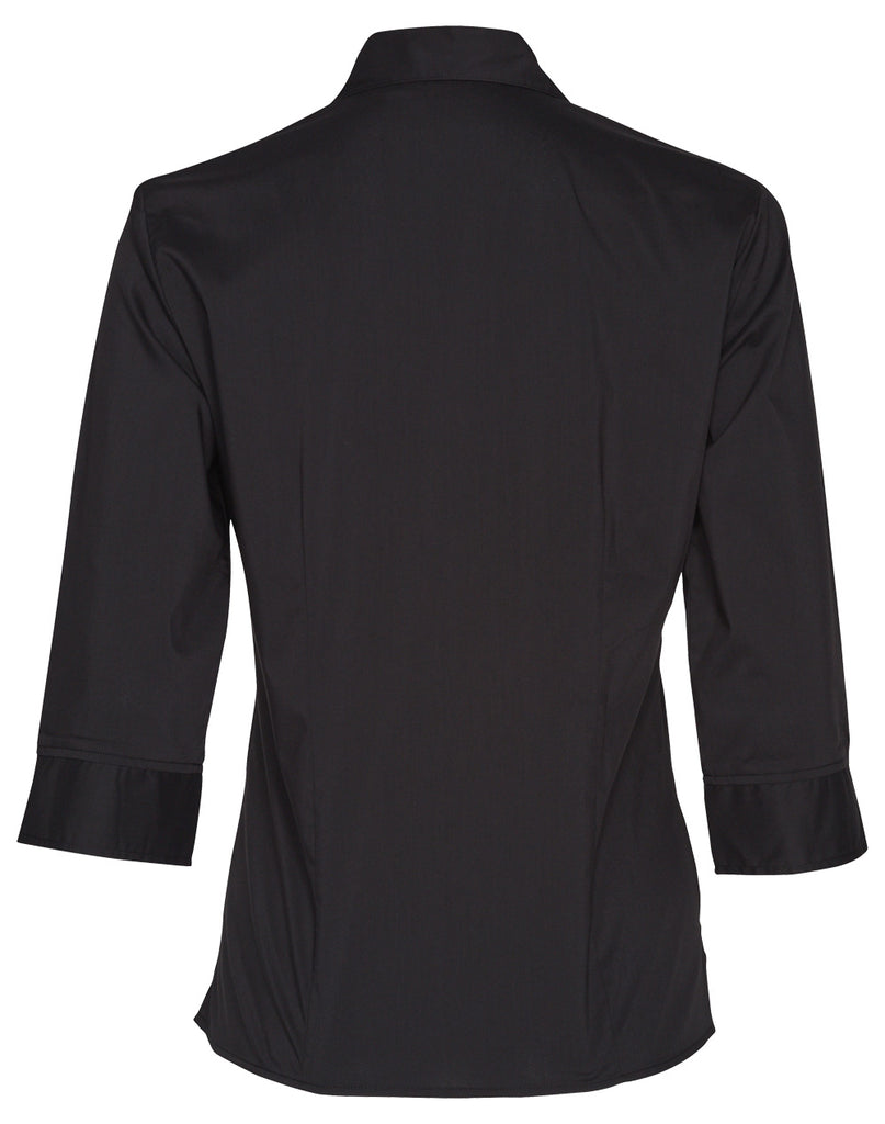 Winning Spirit Women's Teflon Executive 3/4 Sleeve Shirt (BS07Q)
