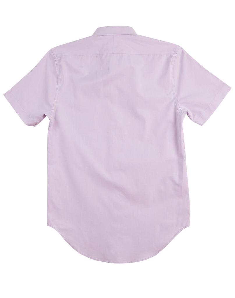 Winning Spirit Men's CVC Oxford Short Sleeve Shirt (M7040S)
