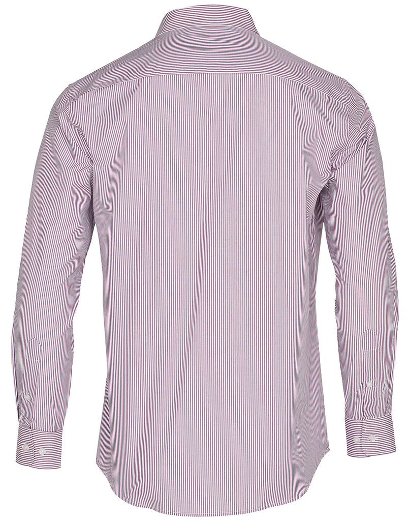 Winning Spirit Men's Balance Stripe Long Sleeve Shirt (M7232)