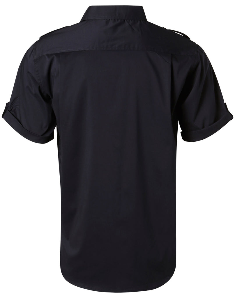 Winning Spirit Men's Short Sleeve Military Shirt (M7911)