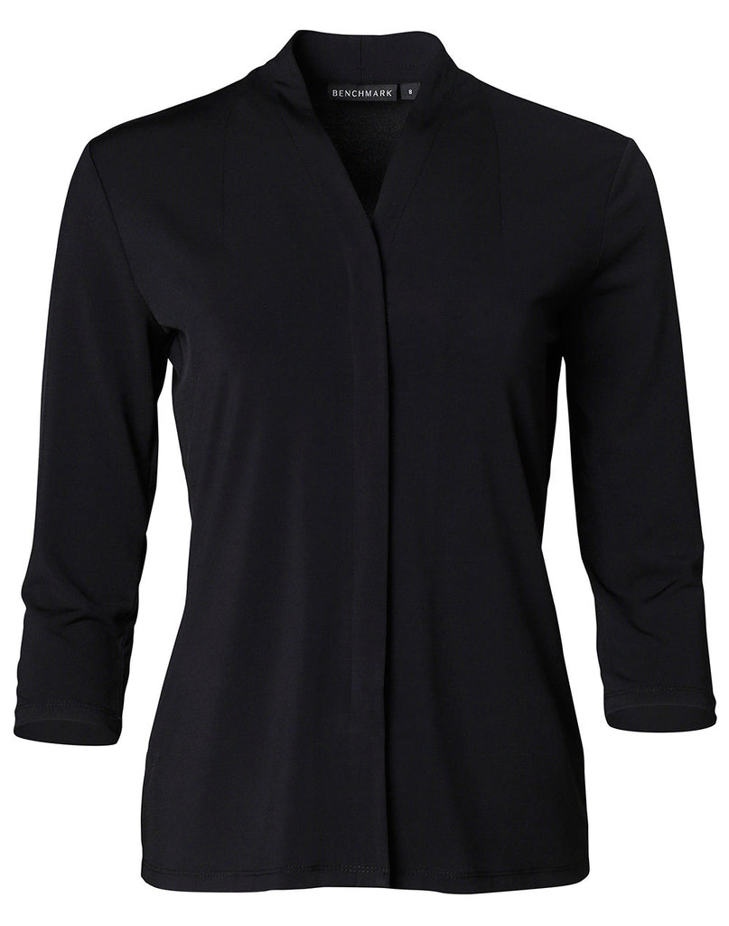 Winning Spirit Ladies 3/4 Sleeve Stretch Knit Top Isabel (M8830)