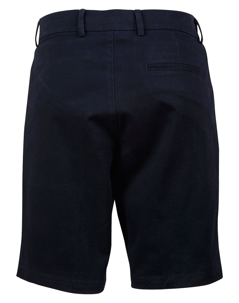 Winning Spirit  Ladies Stretch Slimfit Boston Chino Shorts (M9391)