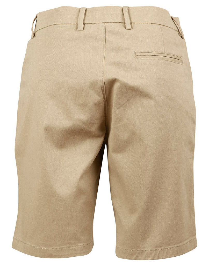 Winning Spirit  Ladies Stretch Slimfit Boston Chino Shorts (M9391)