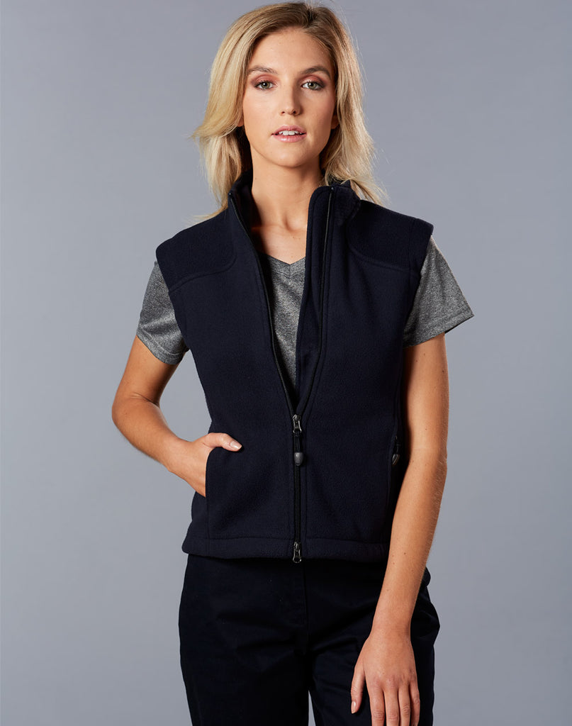 Winning Spirit Ladies' Bonded Polar Fleece Vest (PF10)