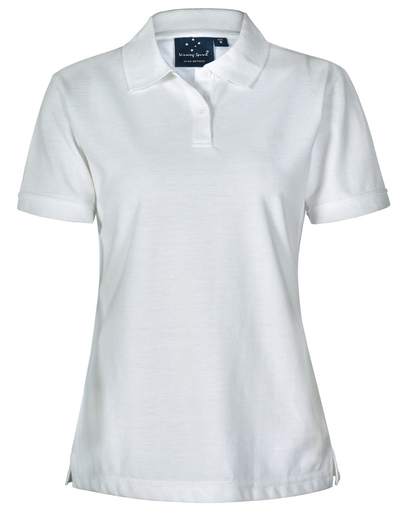 Winning Spirit Ladies' Tight Pique Knit Short Sleeve Polo (PS23)