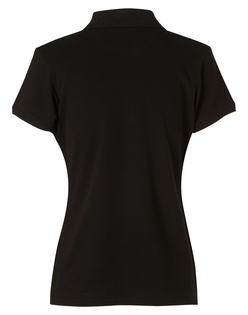Winning Spirit Ladies' Short Sleeve Cotton/Elastane Polo 1st (8 colour) (PS40)