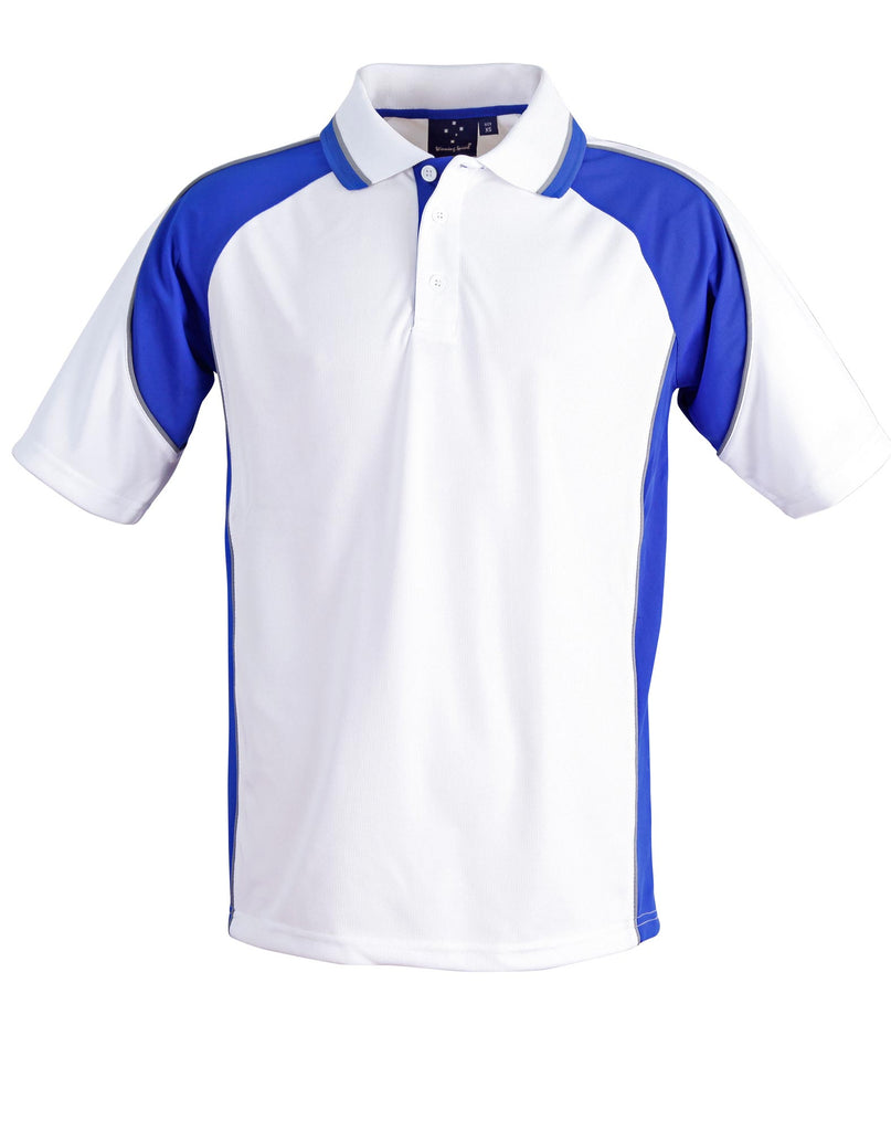 Winning Spirit Men's CoolDry® Short Sleeve Contrast Polo (PS49)