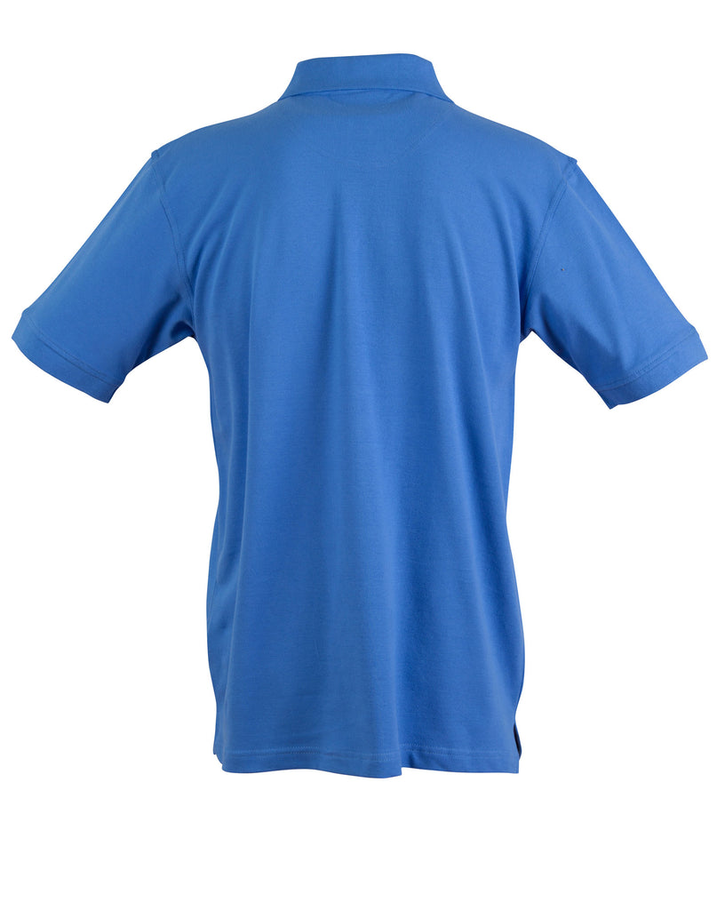Winning Spirit Men's Cotton Stretch Short Sleeve Polo (PS55)