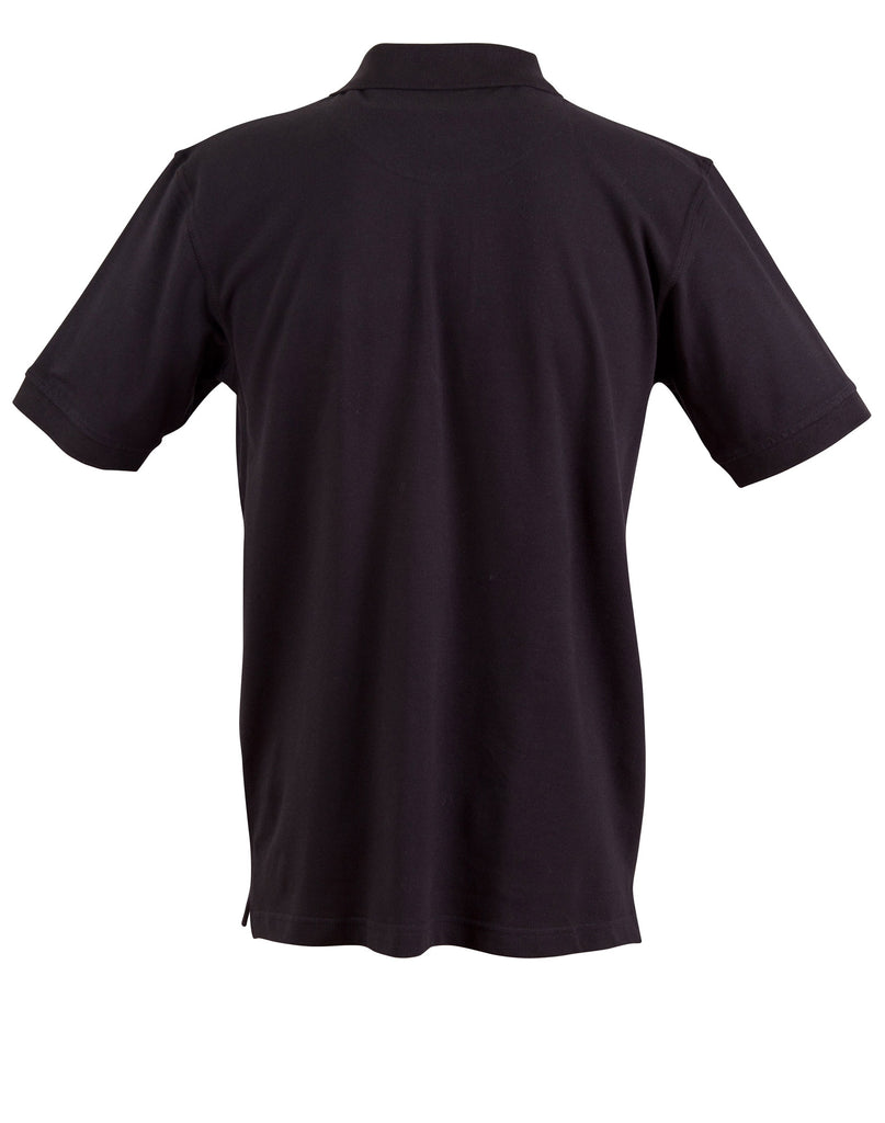 Winning Spirit Men's Cotton Stretch Short Sleeve Polo (PS55)