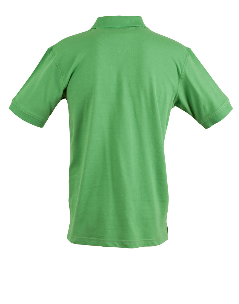 Winning Spirit Men's Cotton Stretch Short Sleeve Polo (PS55)