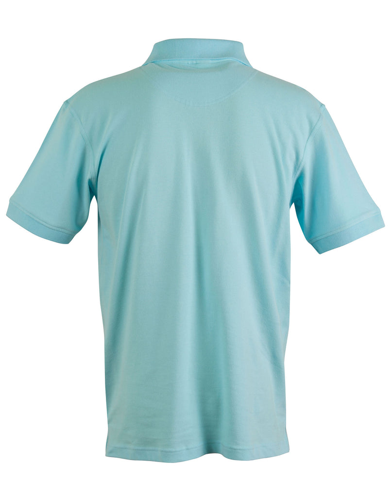 Winning Spirit Men's Cotton Stretch Short Sleeve Polo (PS55)