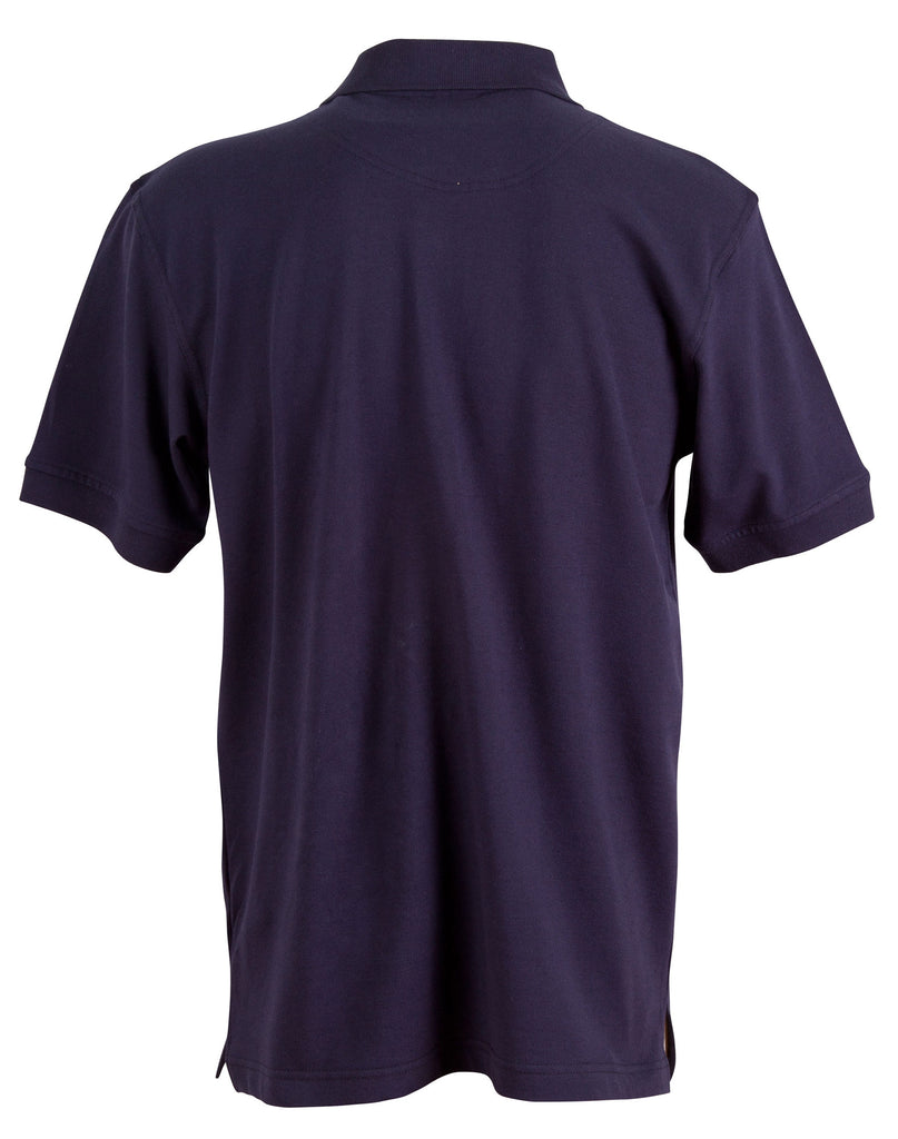 Winning Spirit Men's Cotton Stretch Short Sleeve Polo (PS55)