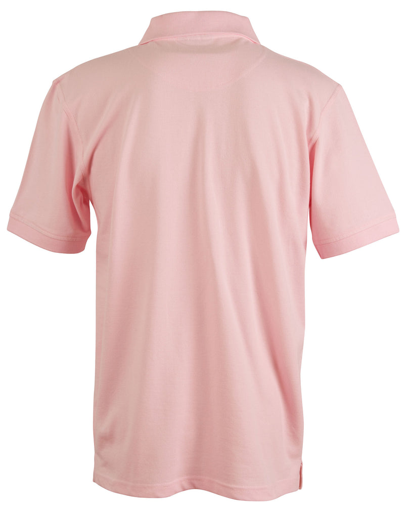 Winning Spirit Men's Cotton Stretch Short Sleeve Polo (PS55)