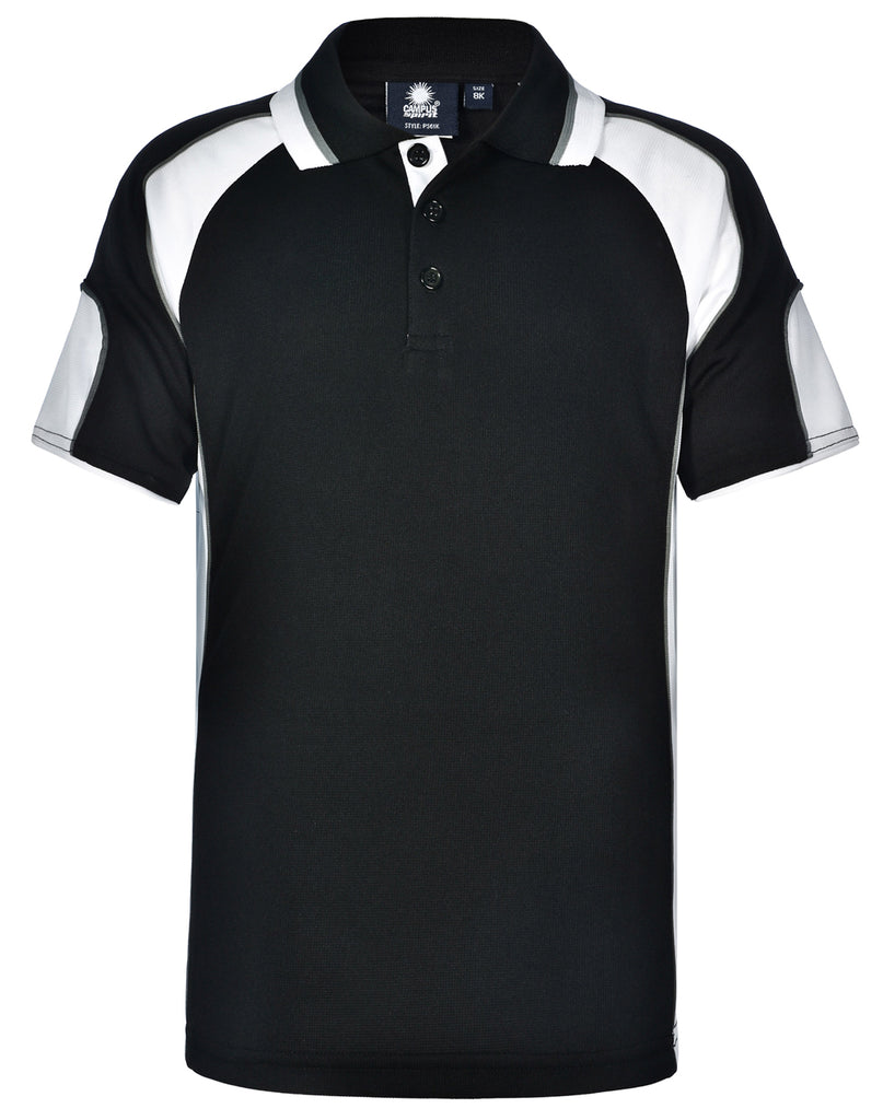 Winning Spirit Alliance Kids Cooldry Contrast Short Sleeve With Sleeve Panels Polo (PS61K)