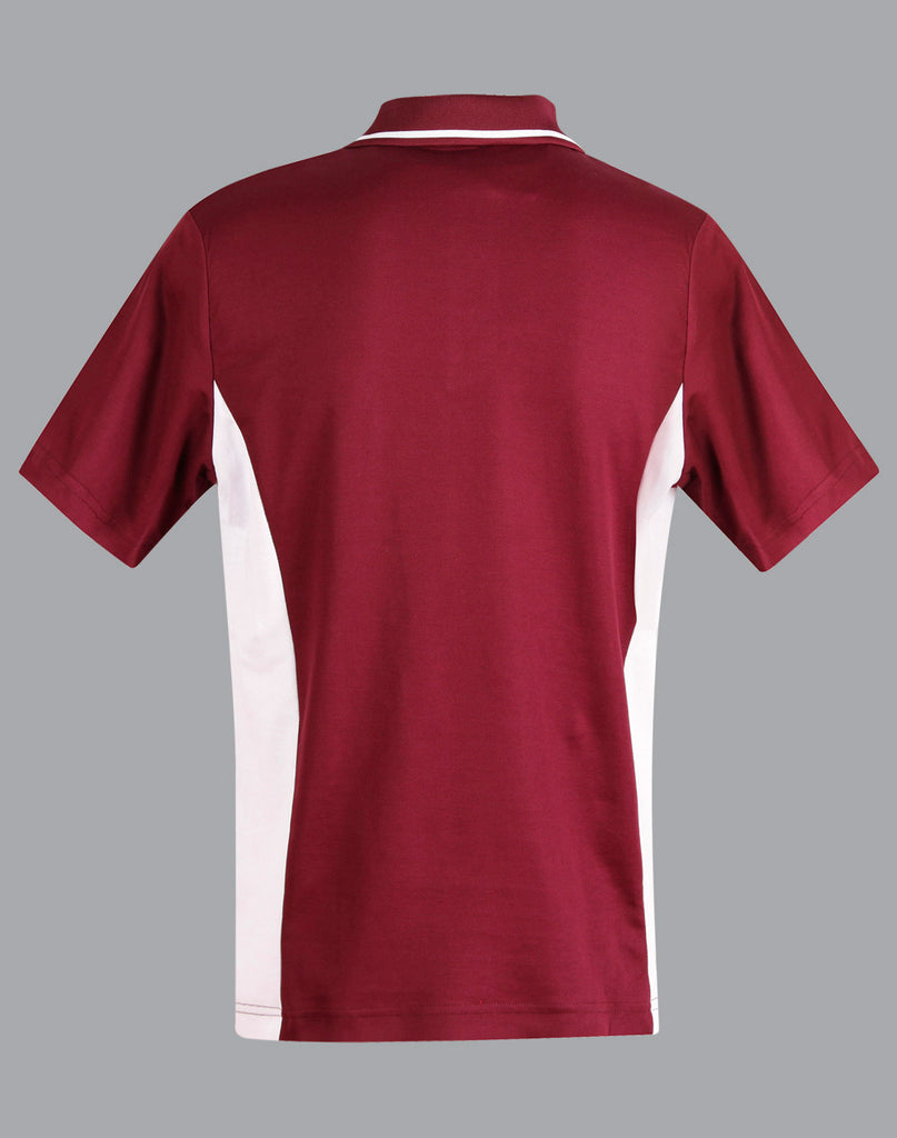 Winning Spirit Men's TrueDry® Contrast Short Sleeve Polo (1st 10 Colours) (PS73)