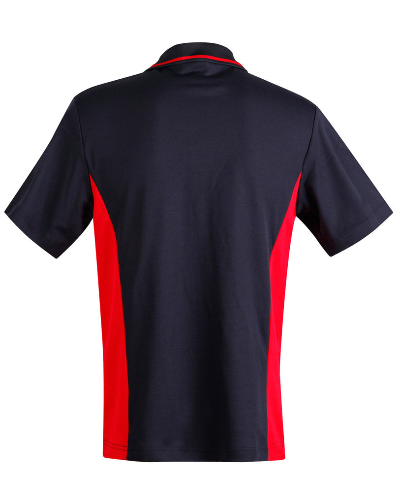 Winning Spirit Men's TrueDry® Contrast Short Sleeve Polo (1st 10 Colours) (PS73)