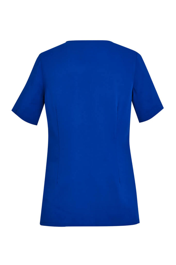 Biz Care Womens Tailored Fit Round Neck Scrub Top (CST942LS)