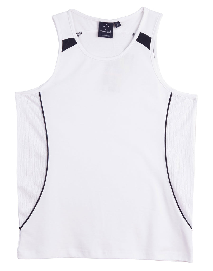 Winning Spirit Men's Truedry Fashion Singlet (SL53)