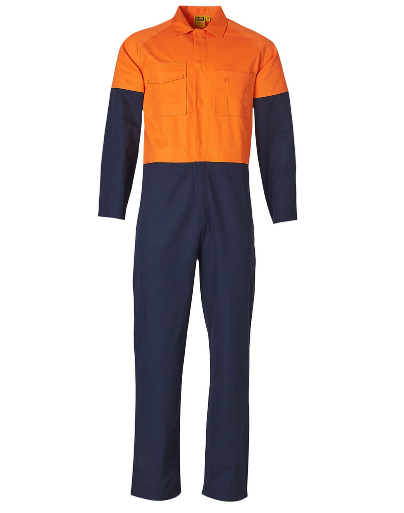 Winning Spirit Mens Two Tone Coverall Stout (SW205)