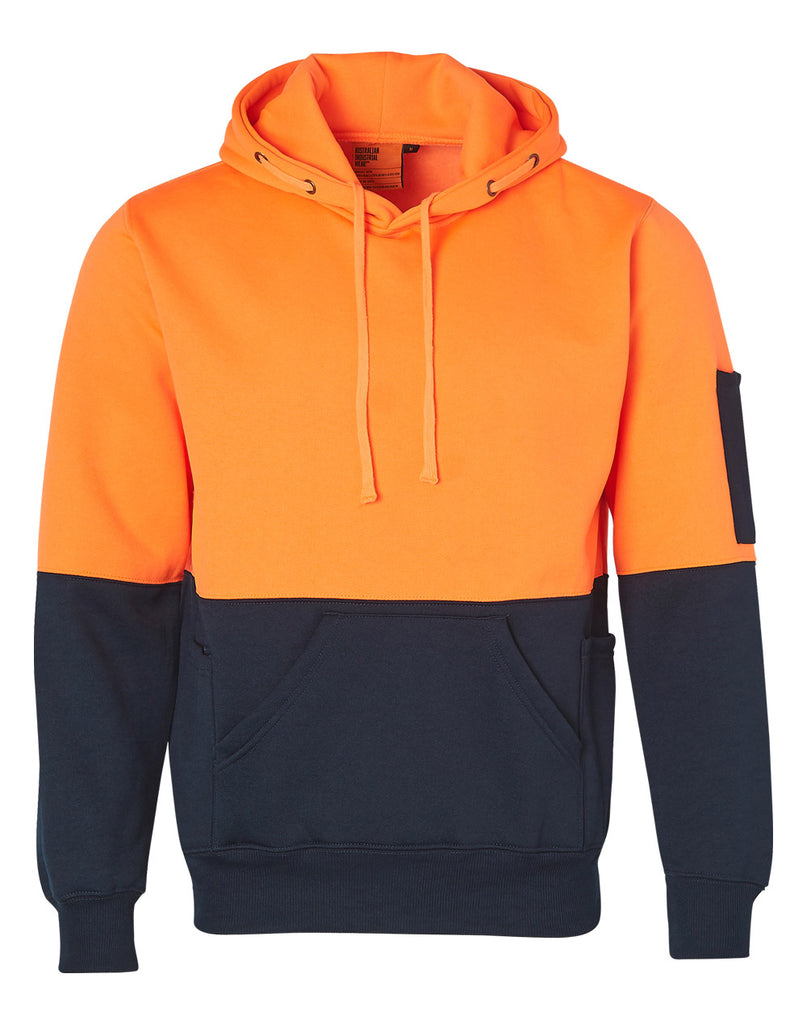 Winning Spirit Unisex  Hi Vis Two Tone Fleece Hoodies (SW38)