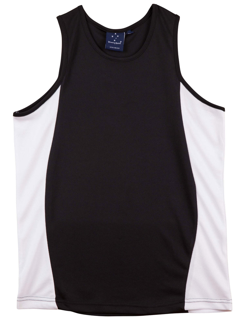 Winning Spirit Men's Contrast CoolDry® Mesh Singlet (TS19)