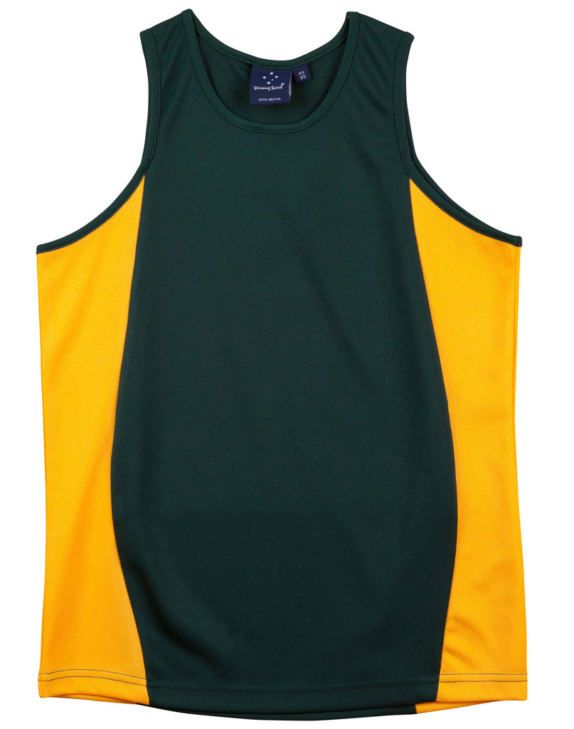 Winning Spirit Men's Contrast CoolDry® Mesh Singlet (TS19)