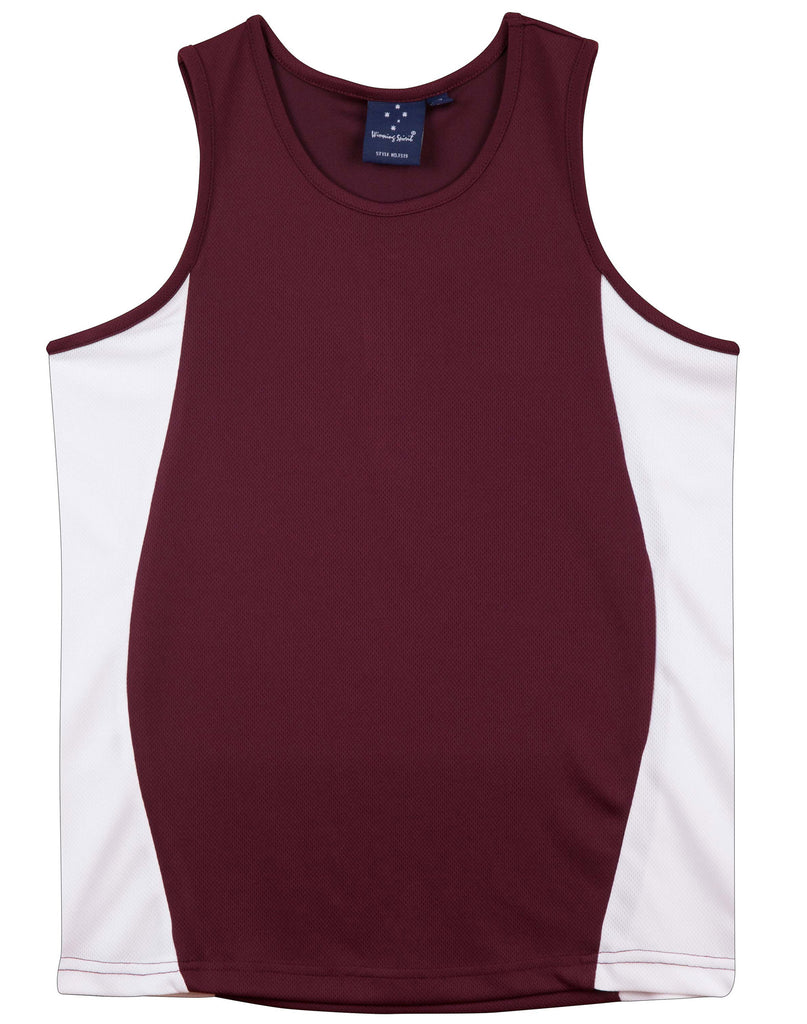 Winning Spirit Men's Contrast CoolDry® Mesh Singlet (TS19)