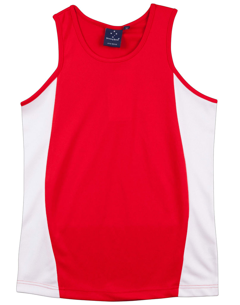 Winning Spirit Men's Contrast CoolDry® Mesh Singlet (TS19)