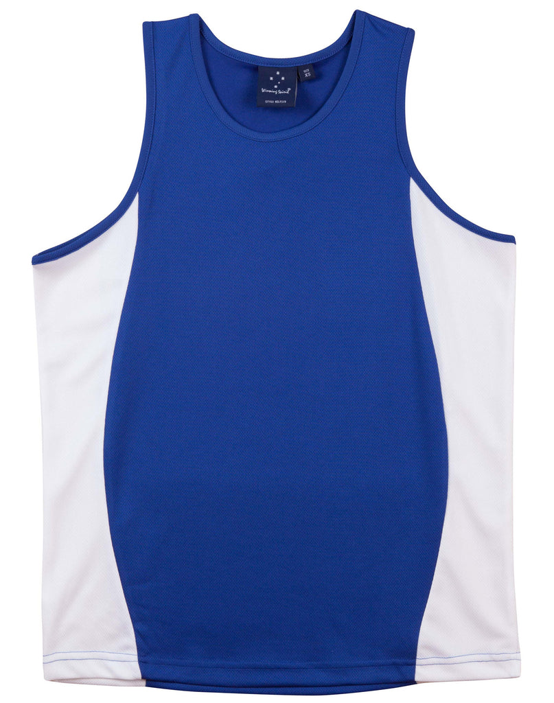 Winning Spirit Men's Contrast CoolDry® Mesh Singlet (TS19)