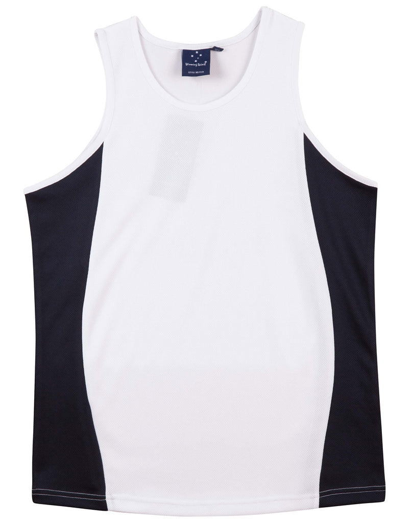 Winning Spirit Men's Contrast CoolDry® Mesh Singlet (TS19)