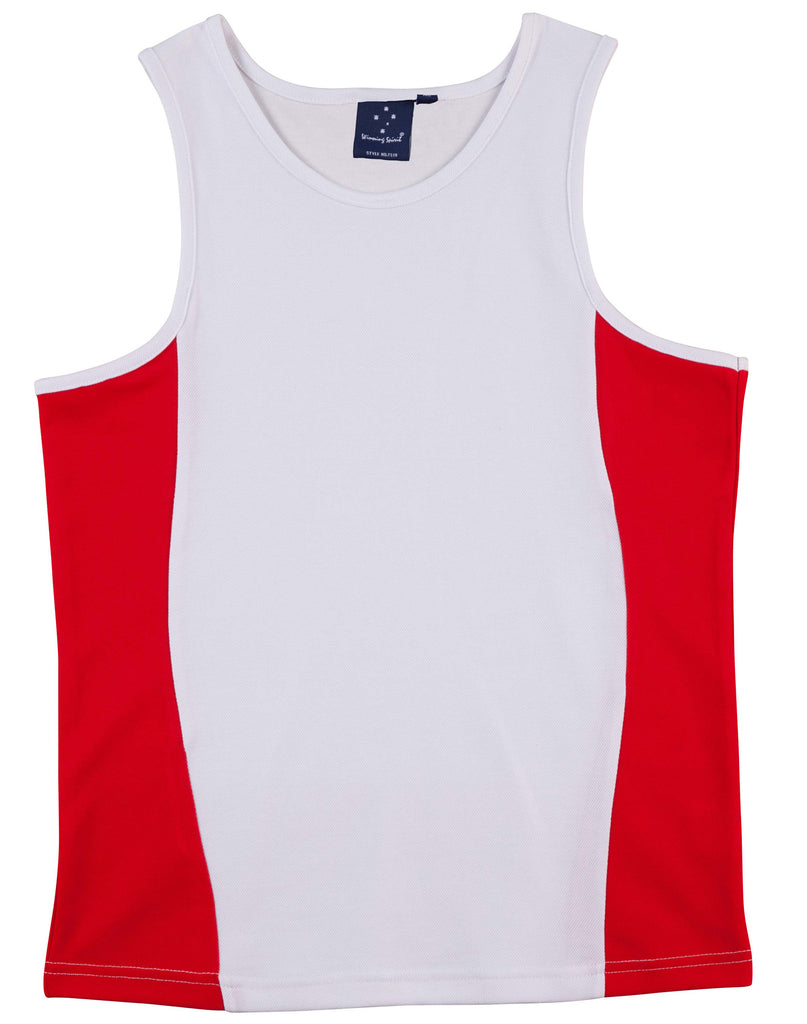 Winning Spirit Men's Contrast CoolDry® Mesh Singlet (TS19)
