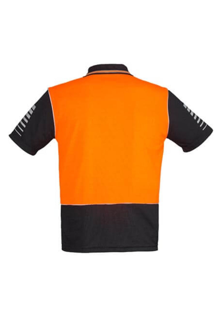 Syzmik Mens Hi Vis Zone Short Sleeve Polo (ZH236)
