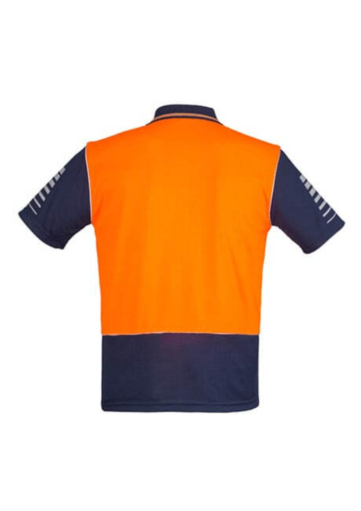 Syzmik Mens Hi Vis Zone Short Sleeve Polo (ZH236)