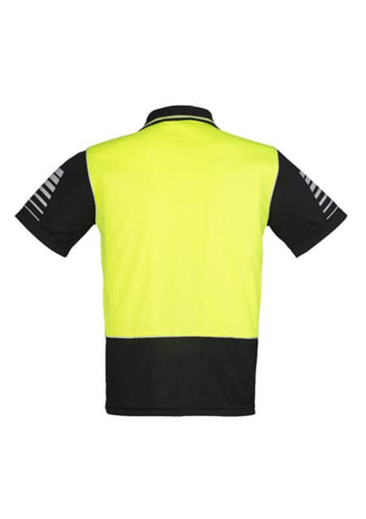 Syzmik Mens Hi Vis Zone Short Sleeve Polo (ZH236)