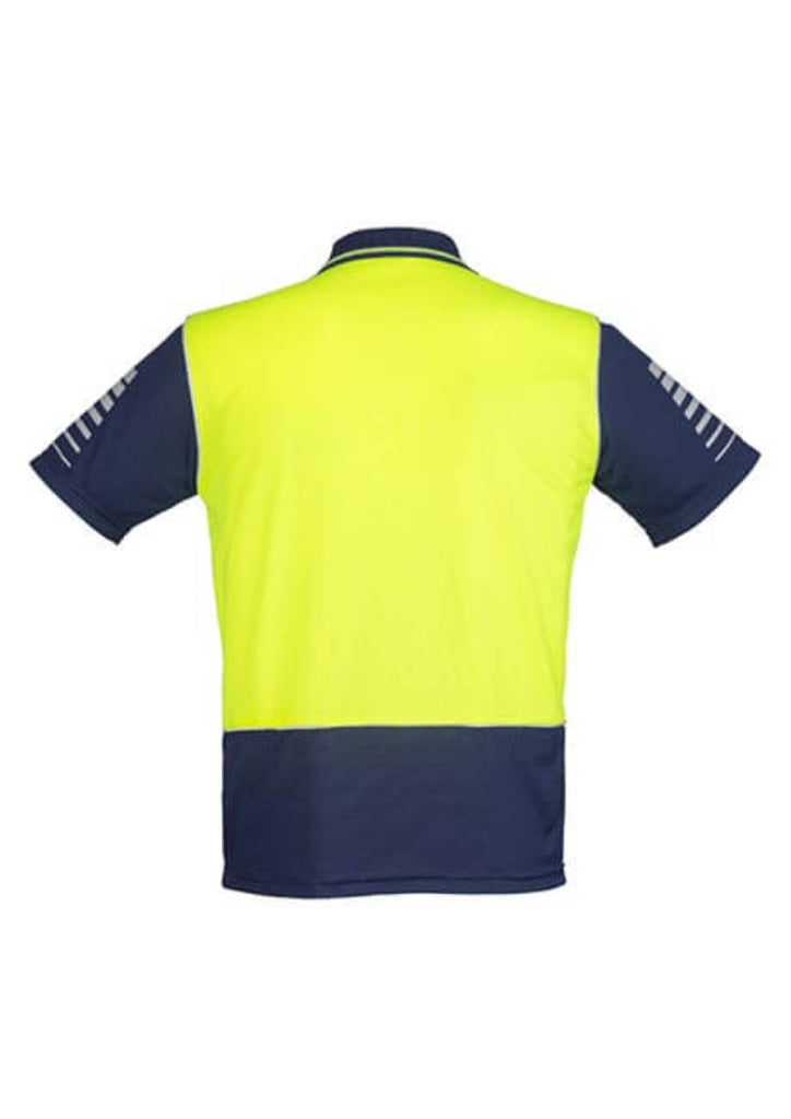 Syzmik Mens Hi Vis Zone Short Sleeve Polo (ZH236)