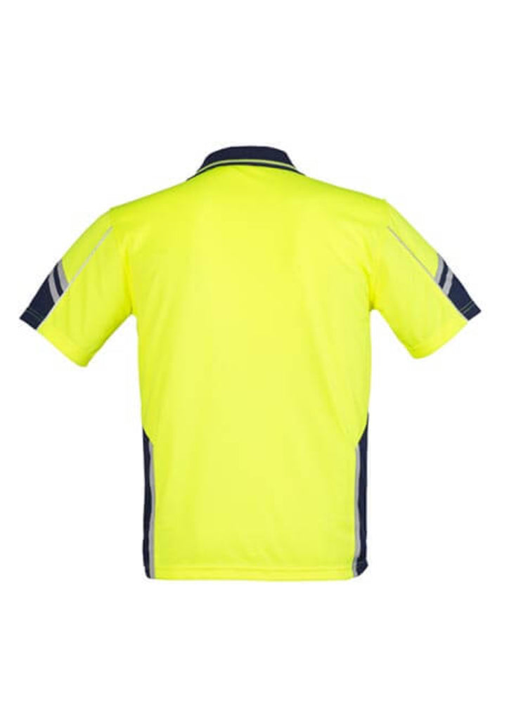 Syzmik Mens Hi Vis Squad Short Sleeve Polo (ZH237)