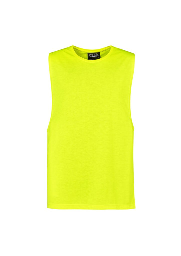 Syzmik Mens His Vis Sleeveless Tee (ZH297)
