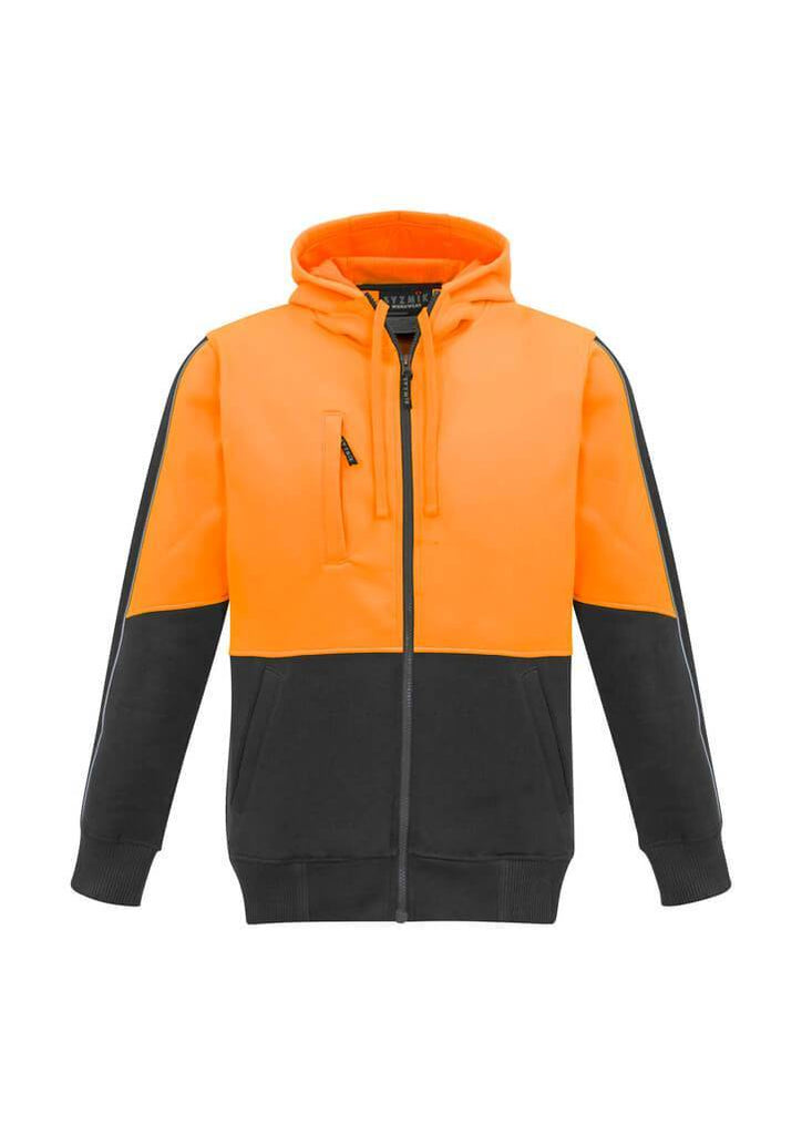 Syzmik Unisex Hi Vis Full Zip Hoodie (ZT485/ZT480)